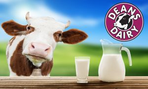 The banner for the homepage of www.deansdairy.co.uk dairy deliveries